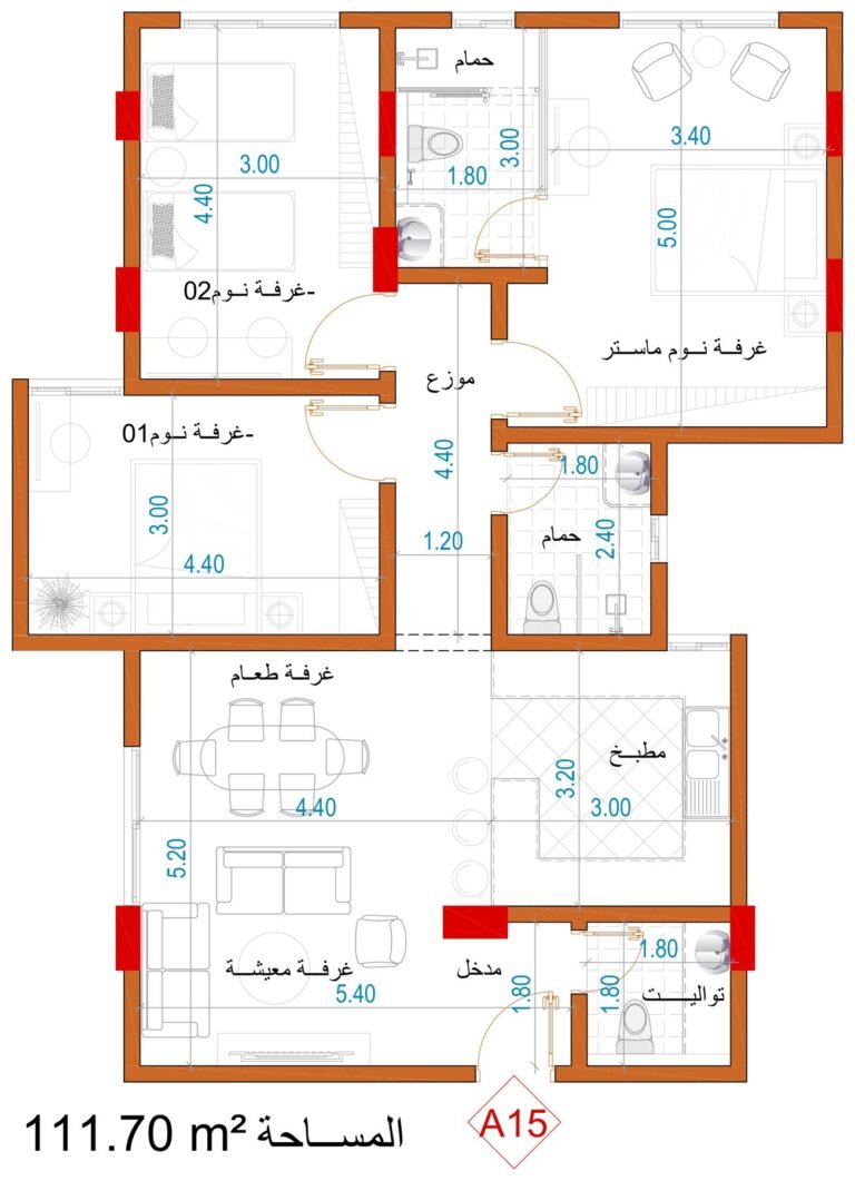 مخطط الوحدة A15