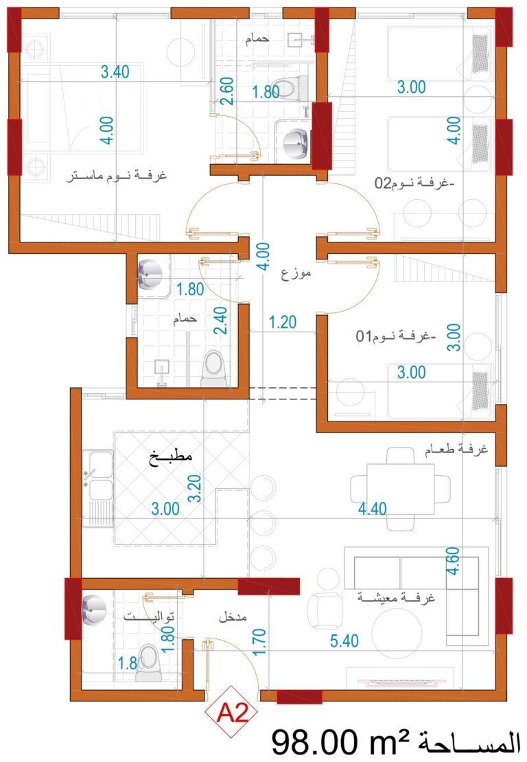 مخطط الوحدة A2