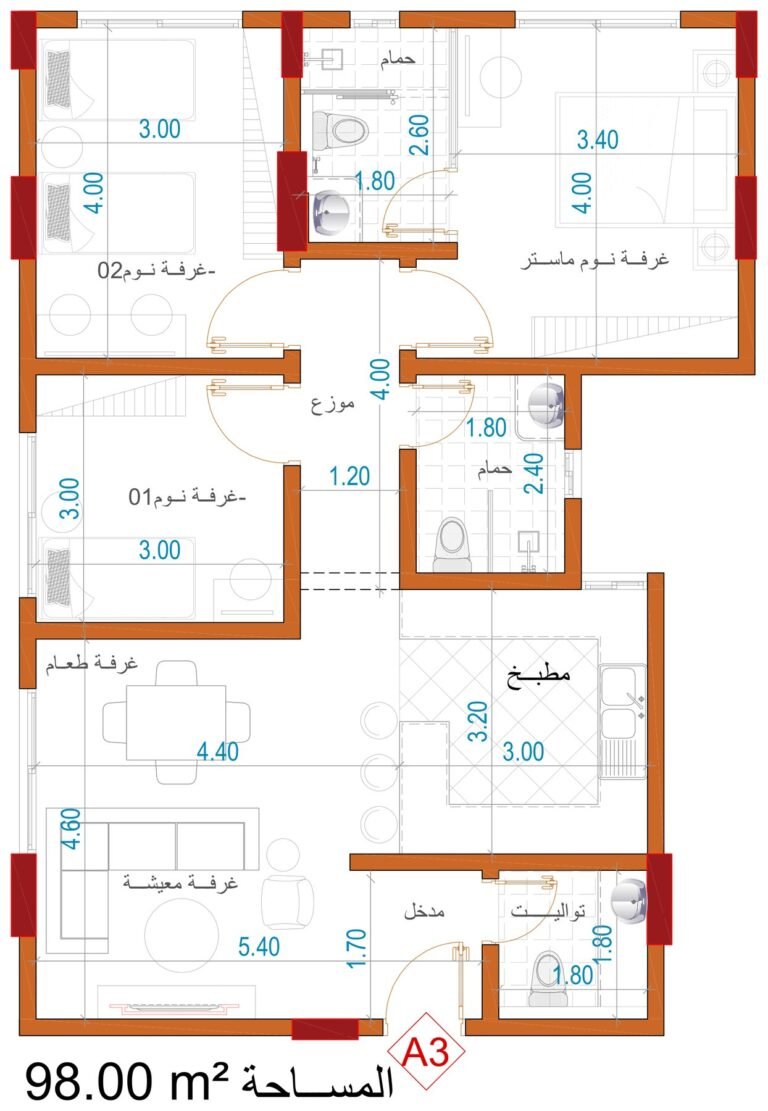 مخطط الوحدة A3