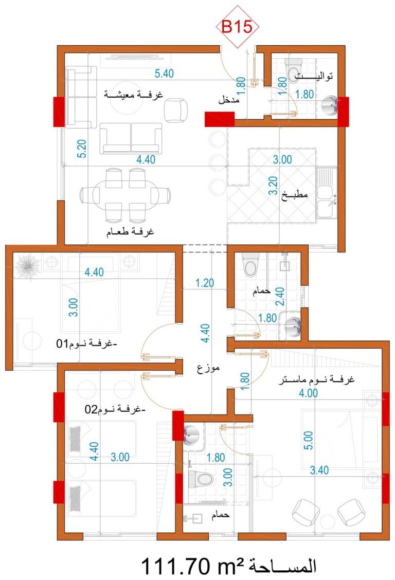 مخطط الوحدة B15