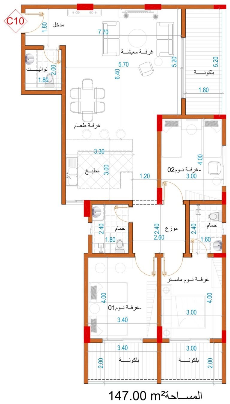 مخطط الوحدة C10