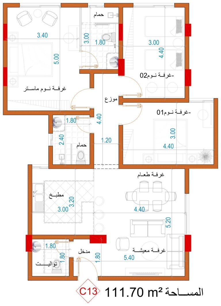 مخطط الوحدة C13