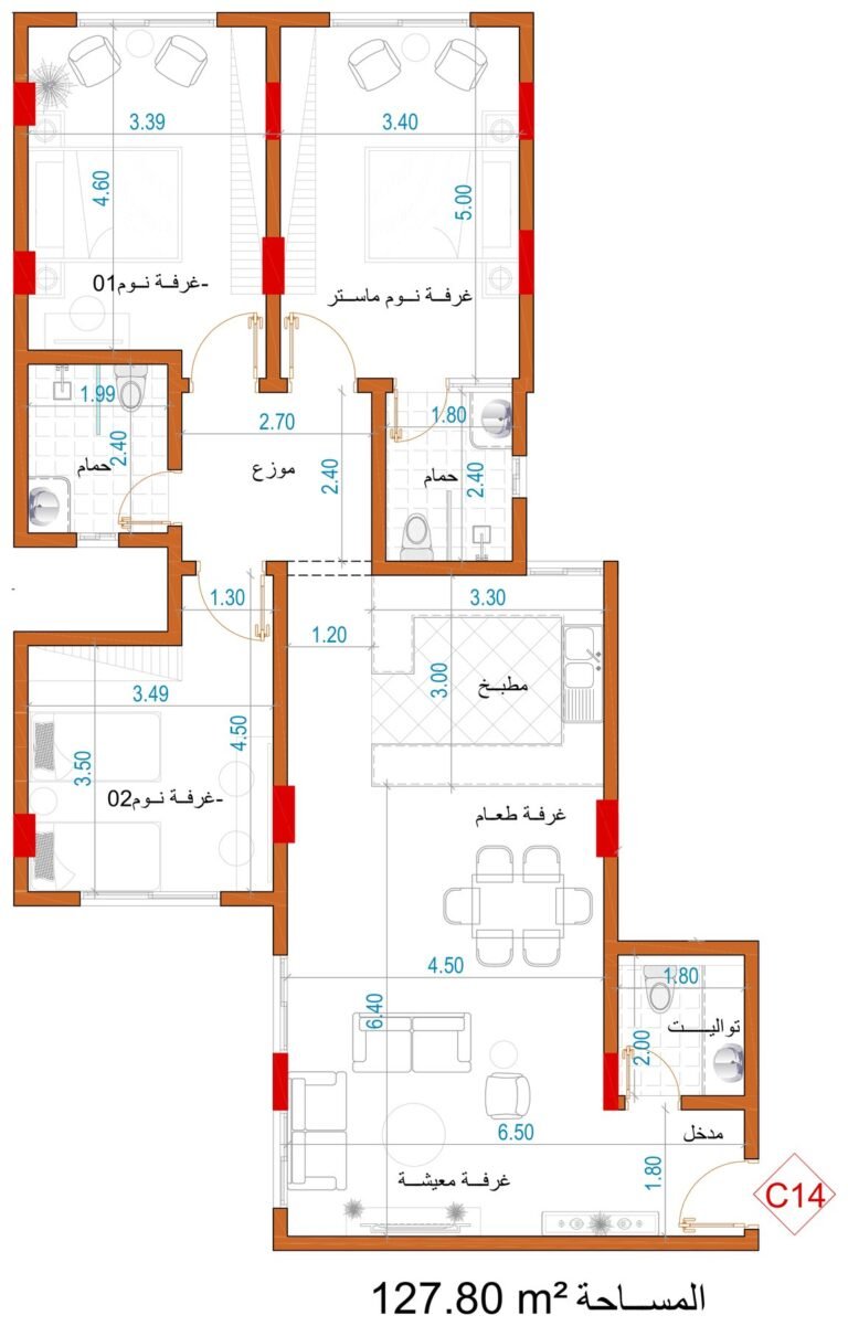 مخطط الوحدة C14