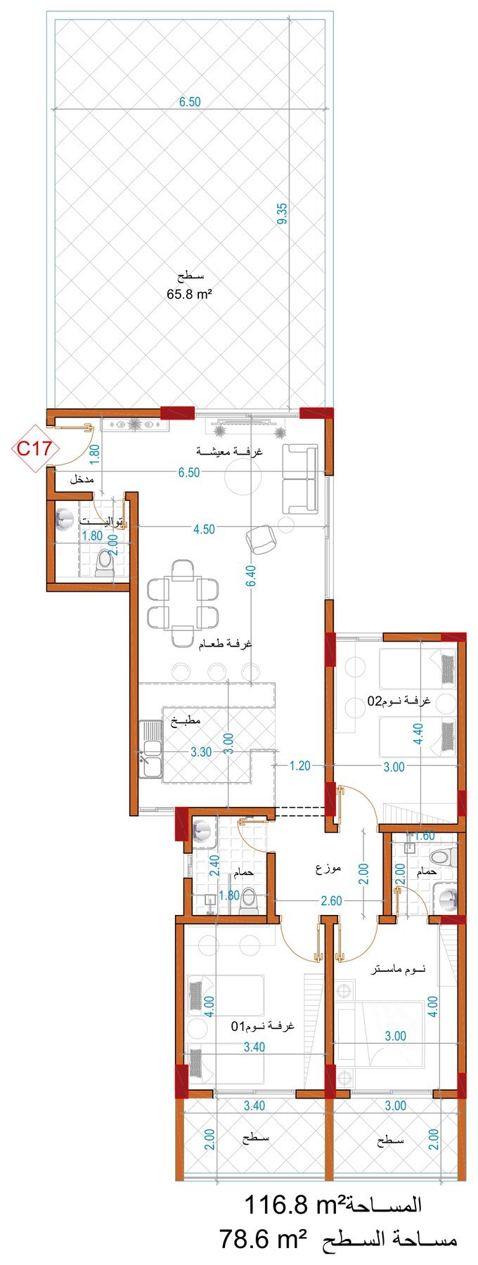 مخطط الوحدة C17