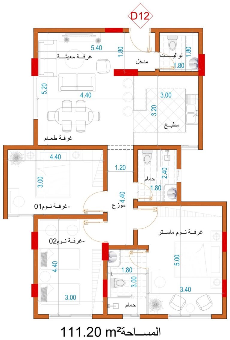 مخطط الوحدة D12