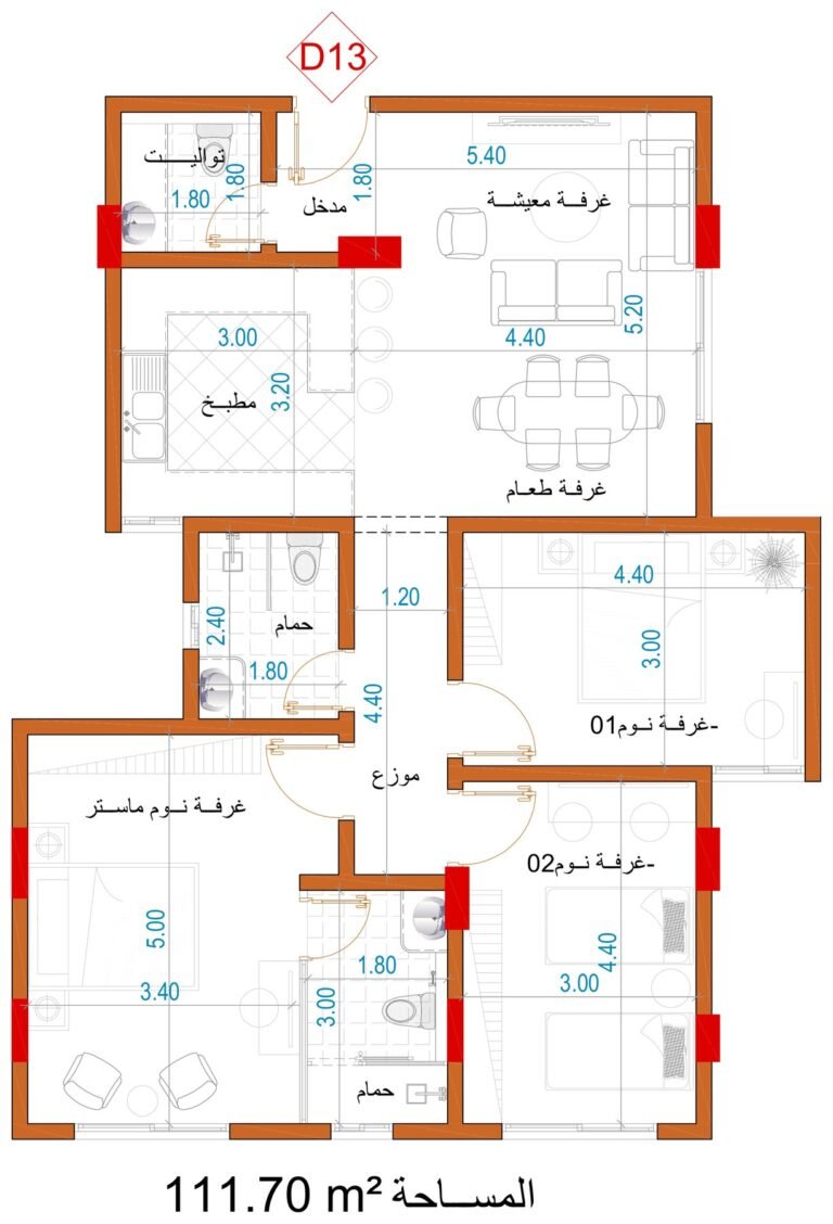 مخطط الوحدة D13