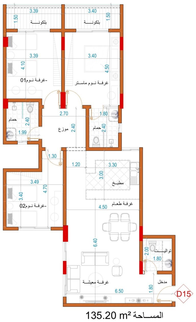 مخطط الوحدة D15