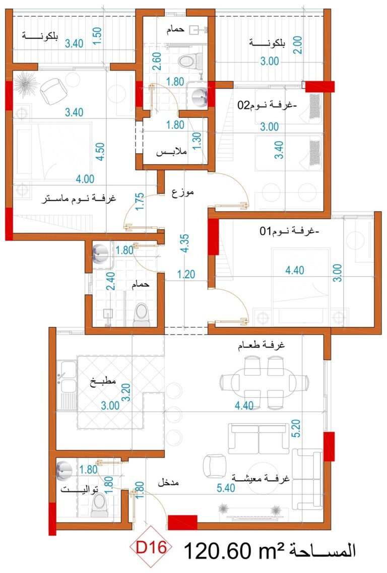 مخطط الوحدة D16