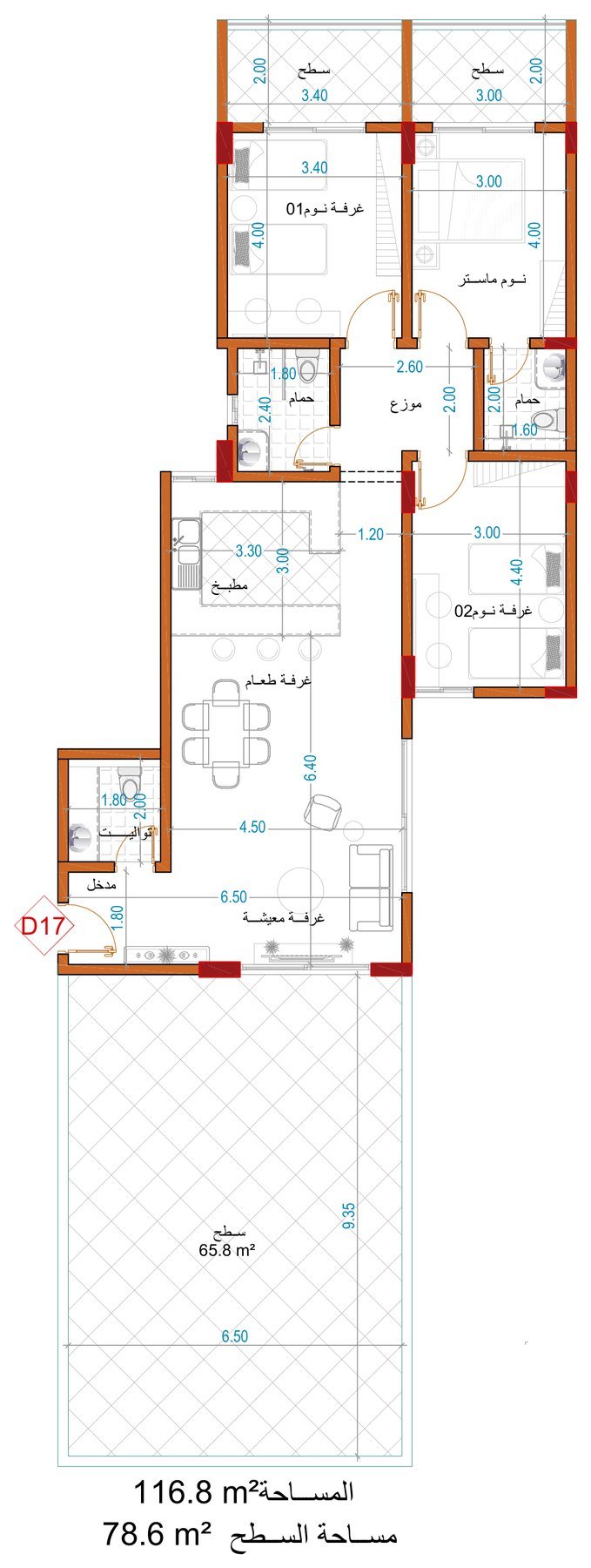 مخطط الوحدة D17